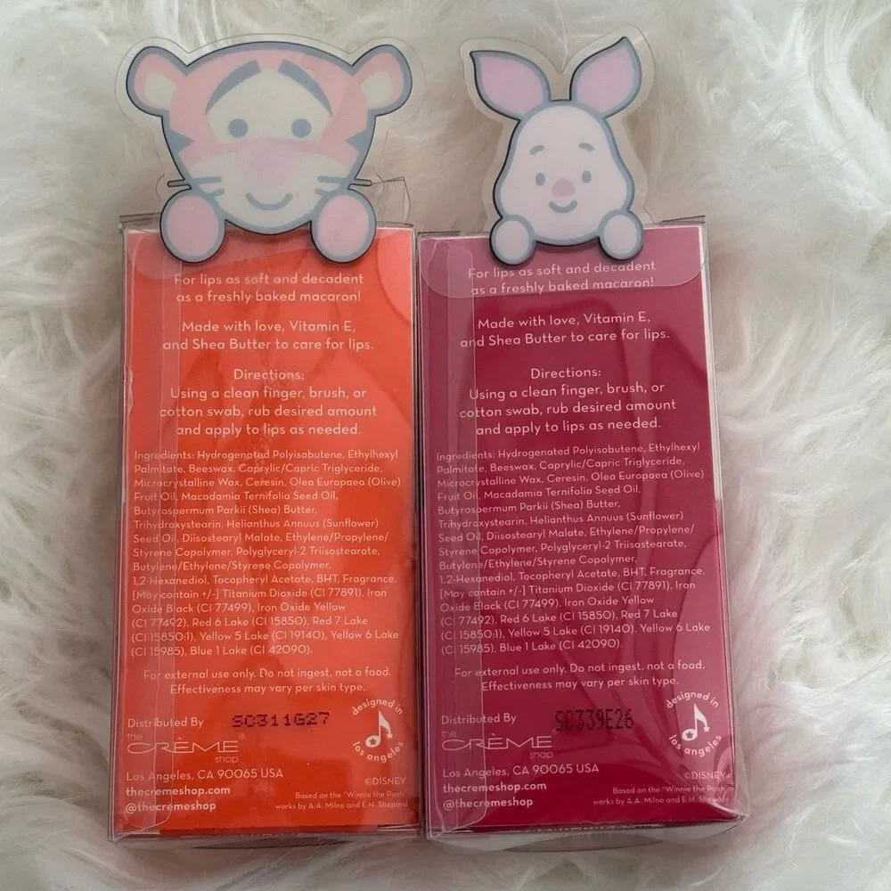 The Creme Shop x Disney Winnie The Pooh Tigger & Piglet Macaron Lip Balm